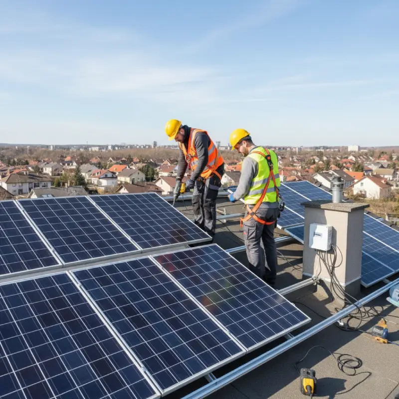 Instalace a servis solárních elektráren